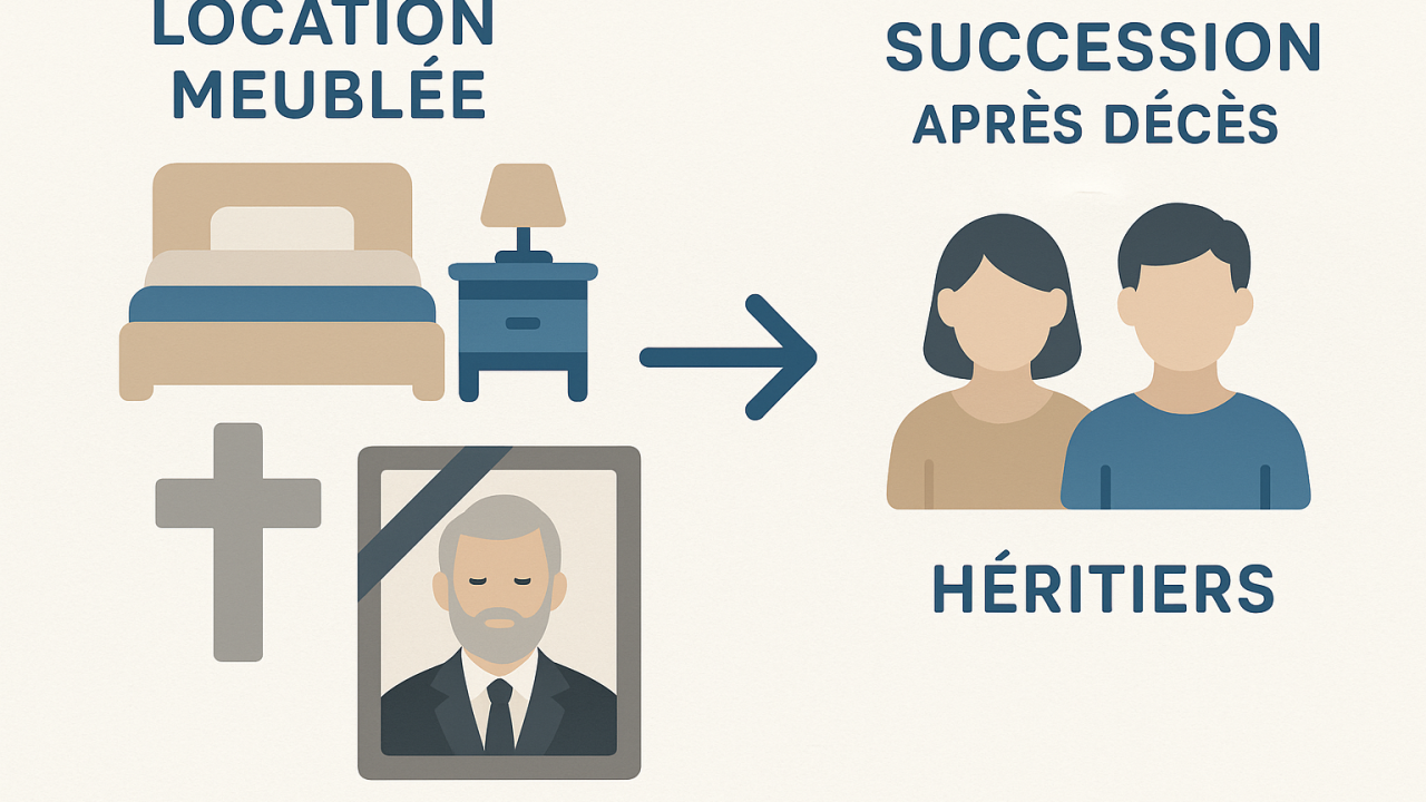 Location meublée LMNP — succession après décès et héritiers